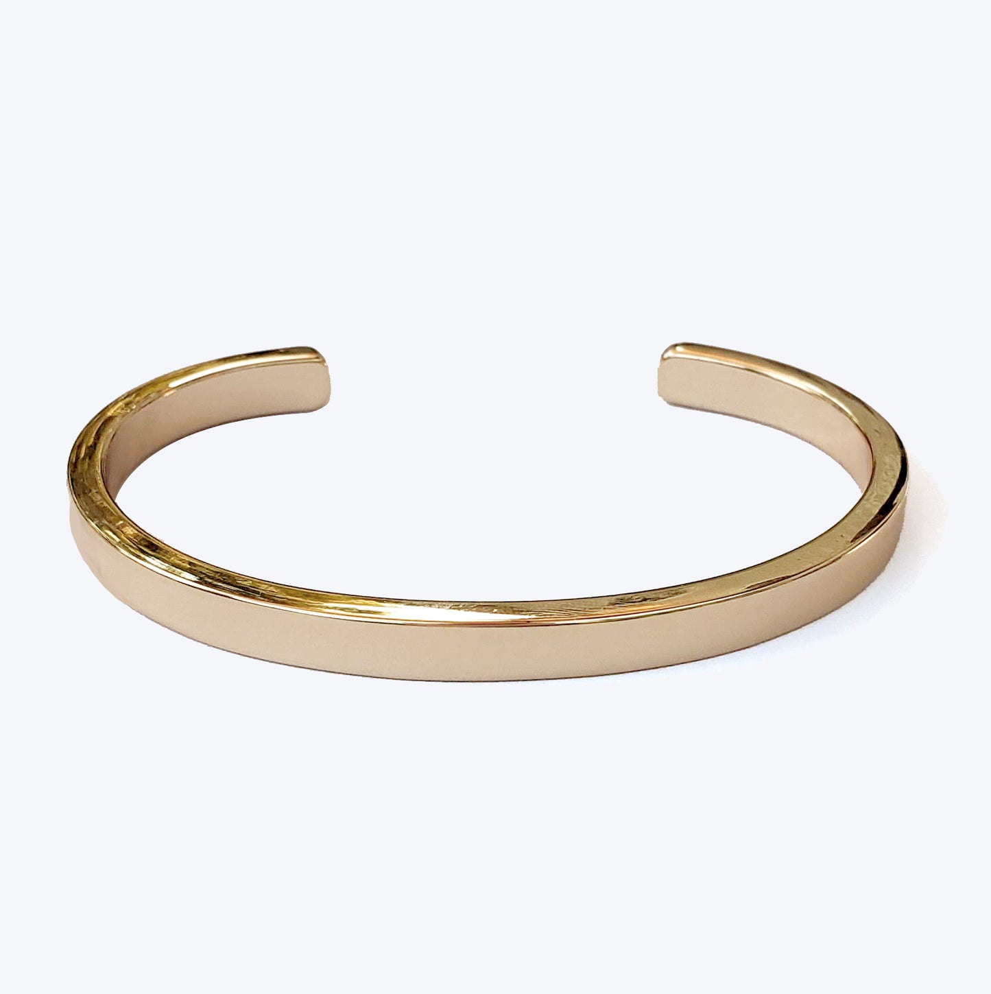 Custom Engraved Gold Cuff