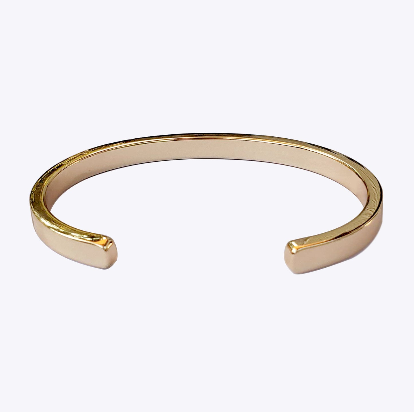 Custom Engraved Gold Cuff