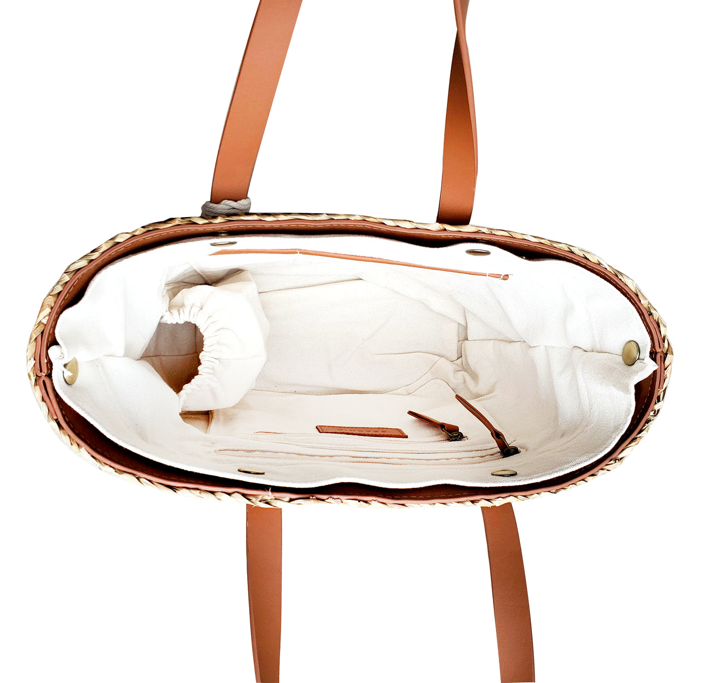 Mini Natural Seagrass Tote