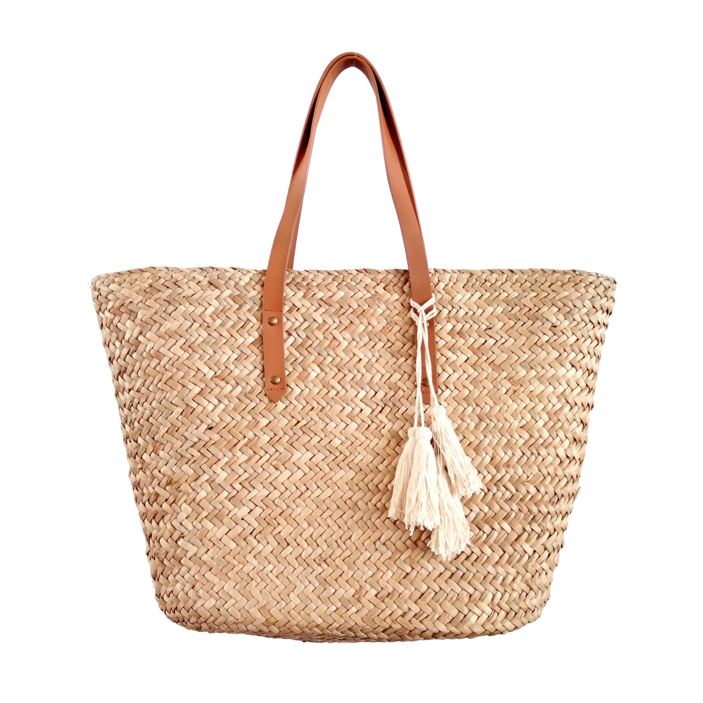 Natural Seagrass Market Tote