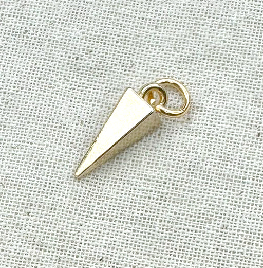 Gold Pyramid Charm